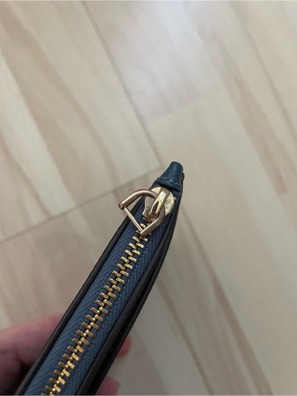 Good Condition Kate Spade Blue-Gray Clutch - Wallet - Picture 4 of 13